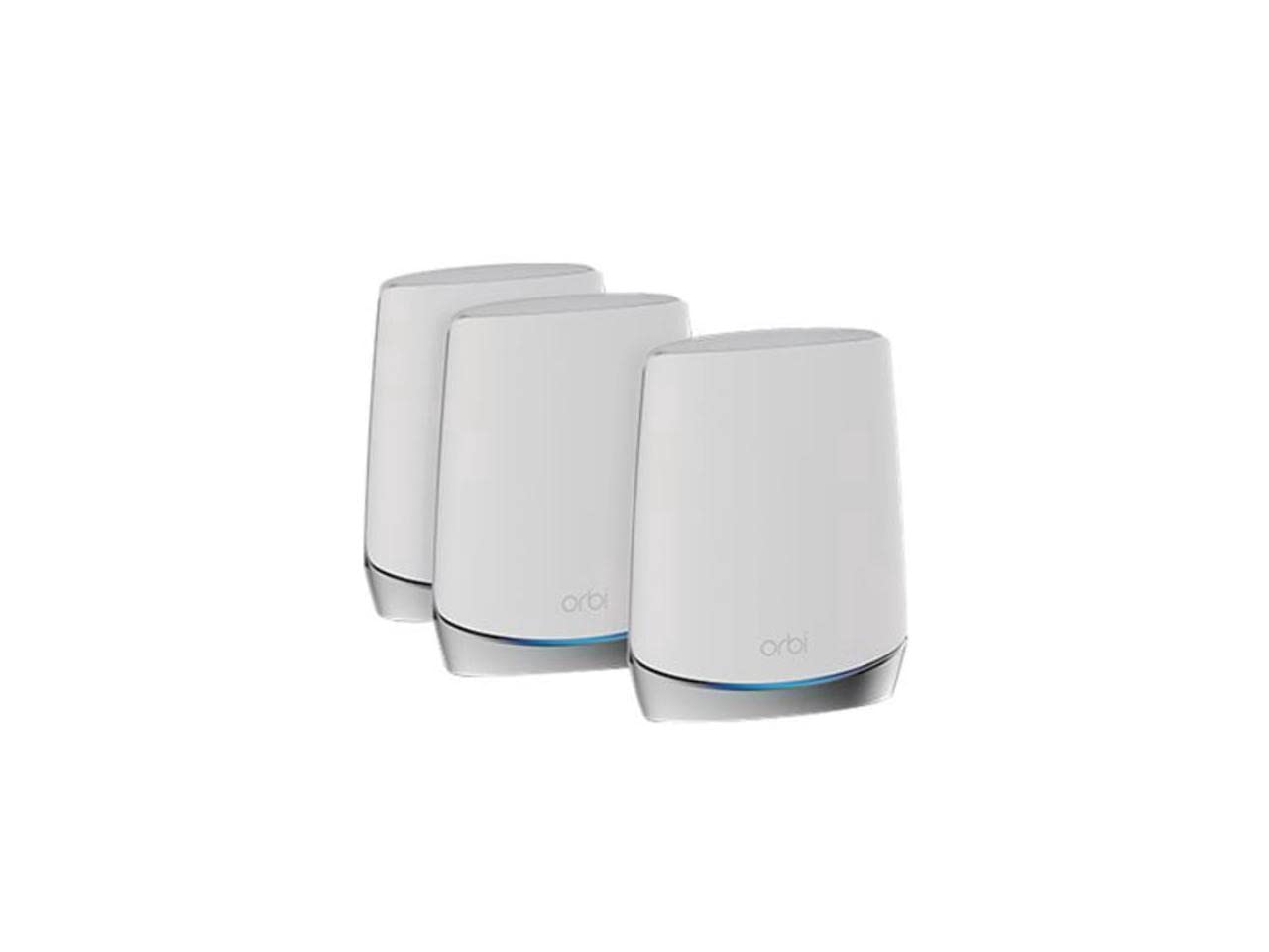 NETGEAR Orbi 770 Series Tri-Band WiFi 7 Mesh Network System (RBE773) - Router + 2 Satellite Extenders, Security Features, Up to 11Gbps, Covers up to 8,000 sq. ft., 100 Devices, 2.5 Gig Internet Port