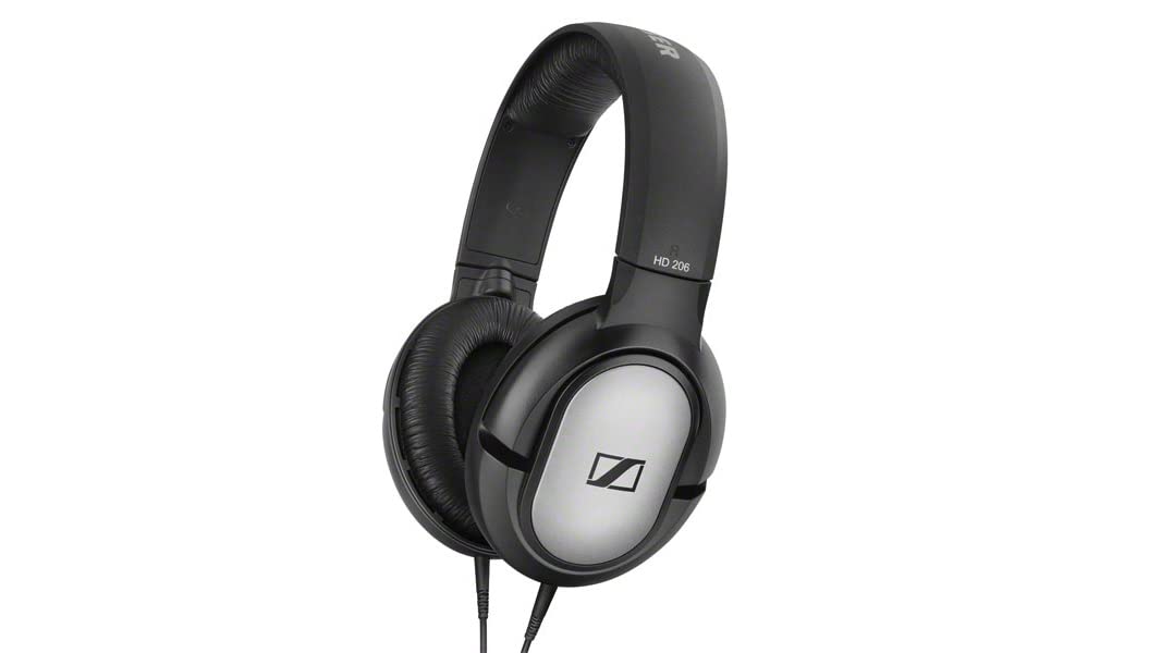 Sennheiser HD 206 507364 Wired Over Ear Headphones Without Mic (Black)