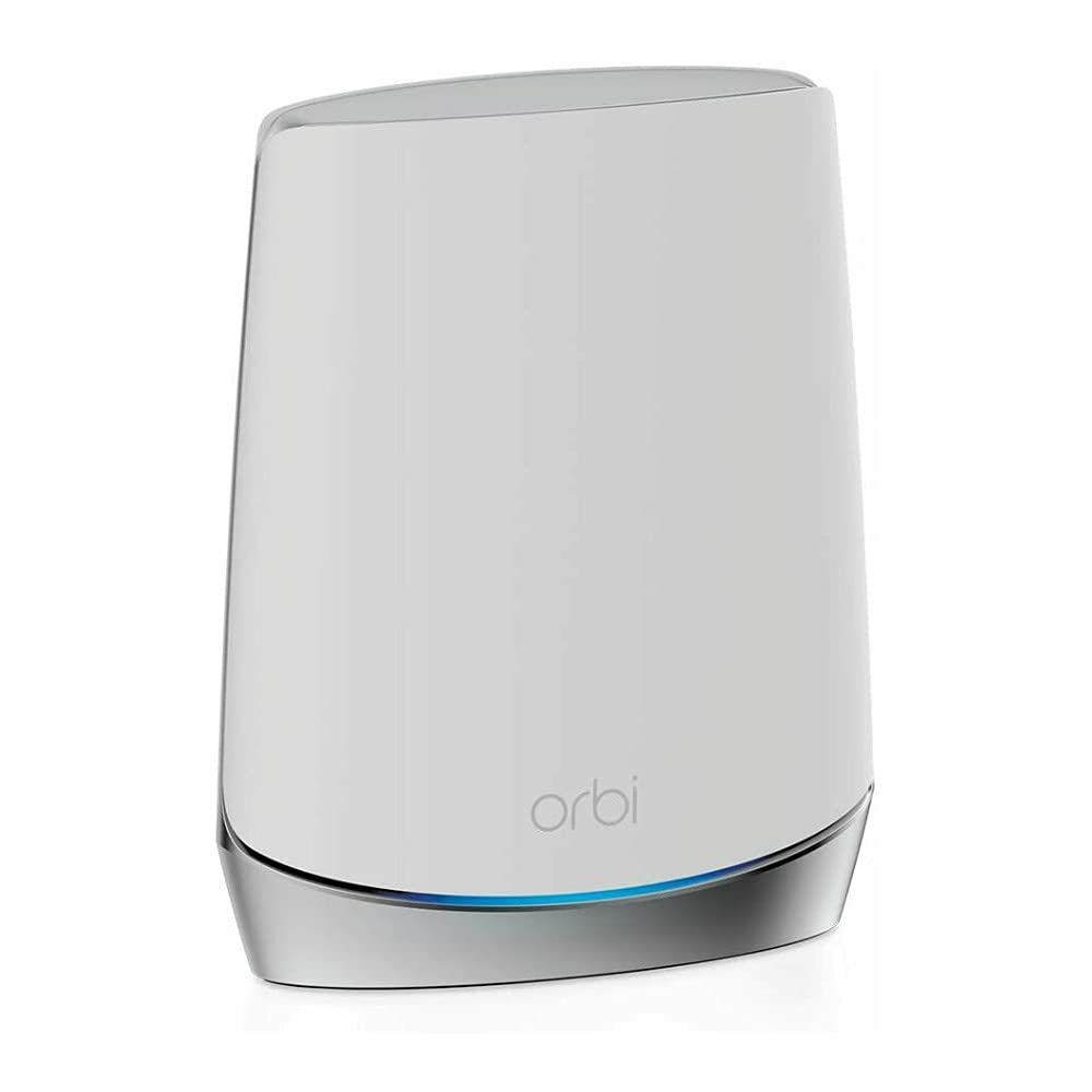 NETGEAR Orbi 770 Series Tri-Band WiFi 7 Mesh Network System (RBE773) - Router + 2 Satellite Extenders, Security Features, Up to 11Gbps, Covers up to 8,000 sq. ft., 100 Devices, 2.5 Gig Internet Port