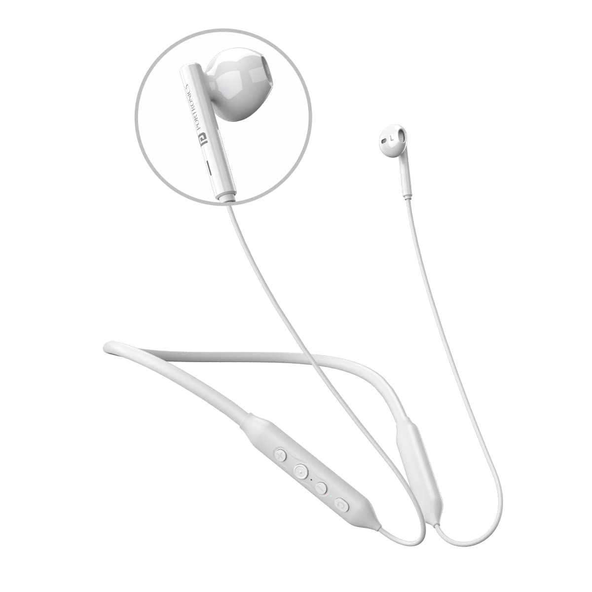 Portronics Harmonics Z5 Wireless Bluetooth Stereo Headset with 33Hrs Playtime, Double EQ Mode, 14.2 mm Dynamic Drivers, Click Action Buttons(Purple)