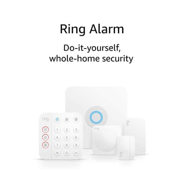 Ring Alarm 5-Piece Kit – Wireless Smart Home Security System | Expandable | Easy Setup | Mobile App Control | 24/7 Professional Monitoring | Alexa Compatible