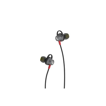 Infinity (JBL) Glide 120, in Ear Wireless Earphones with Mic, Deep Bass, Dual Equalizer, 12mm Drivers, Premium Metal Earbuds, Comfortable Flex Neckband, Bluetooth 5.0, IPX5 Sweatproof (Black & Red)