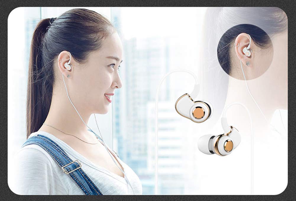 Soundmagic PL30 + C in-Ear Earphones (White and Gold)