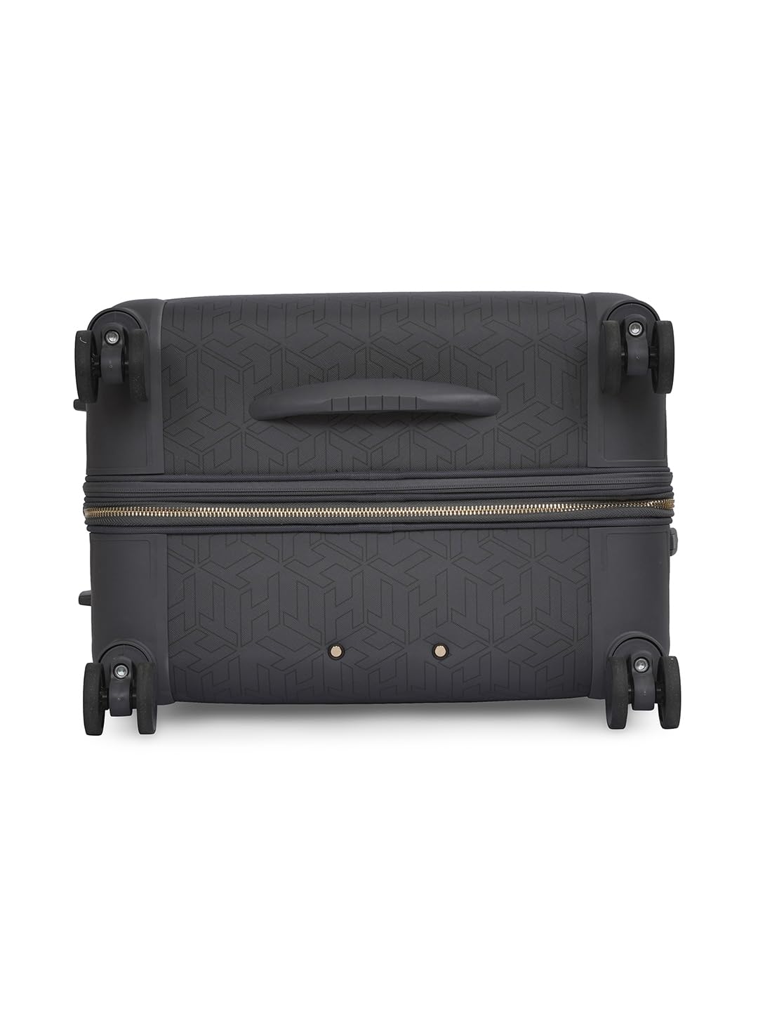 Tommy Hilfiger Jazz Mid Soft Luggage - Navy |Check-in Trolley Bag with TSA Lock | 360° Spinner Double Wheels | Telescopic Handle | Expandable | Polyester Shell Suitcase | 76L Capacity | 67cm