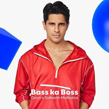 GOVO GOKIXX 621 Bluetooth Neckband, 22 Hours Battery, ENC Technology, Fast Charge, Smart Magnetic Buds, Gaming Mode, 10mm Drivers, Type C Charging, Wireless in Ear Earphone (Platinum Black)