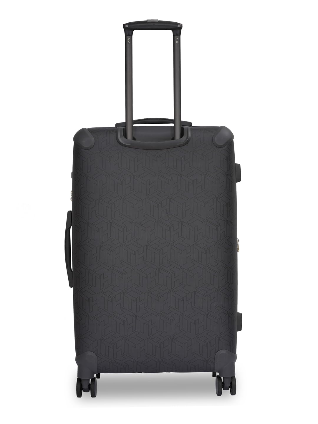 Tommy Hilfiger Jazz Mid Soft Luggage - Navy |Check-in Trolley Bag with TSA Lock | 360° Spinner Double Wheels | Telescopic Handle | Expandable | Polyester Shell Suitcase | 76L Capacity | 67cm