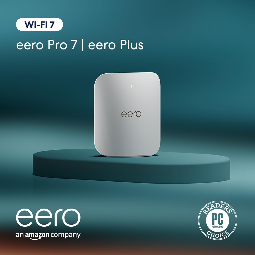 Amazon eero Pro 7 tri-band mesh Wi-Fi 7 router (newest model) - Suppor