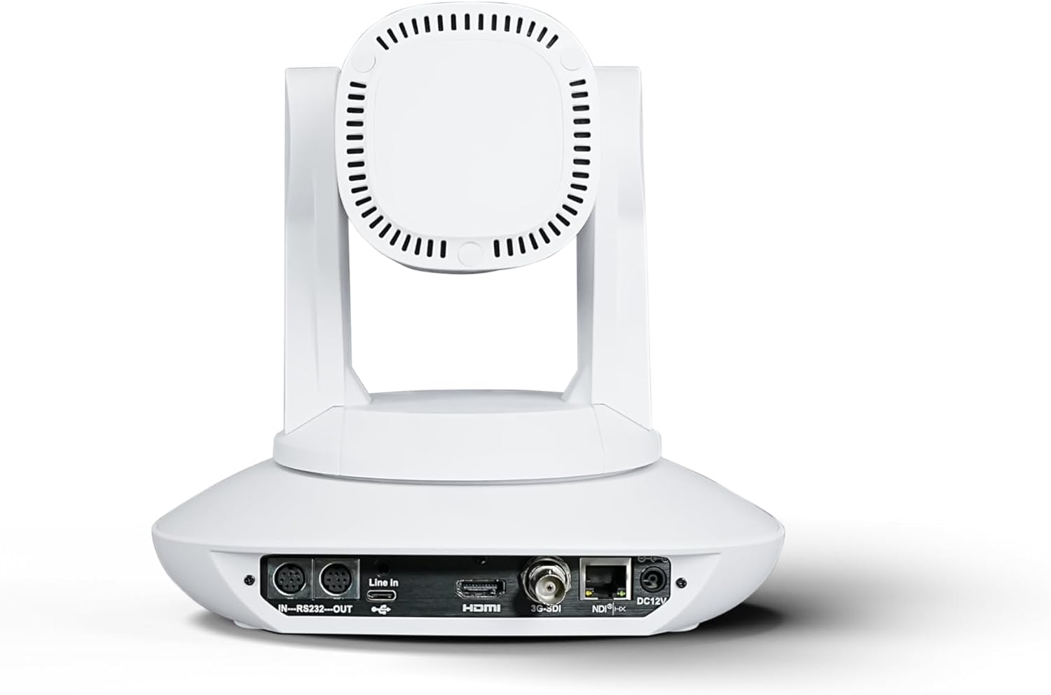 Vision+ 4KN PTZ Auto Tracking & Live Streaming Camera with 30X Optical Zoom (White) | Up to 4K60 | 3G-SDI, HDMI2.0, NDI|HX3 | Freed Integration