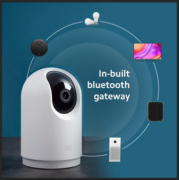 Mi 360 Home Security Camera 2K Pro with Bluetooth Gateway BLE 4.2 l 2K Super Clear Image Quality | Dual Band Wi-fi Connection l 3 Million Pixels | Full Color in Low-Light | AI Human Detection