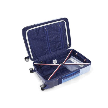 Tommy Hilfiger Triton Plus ABS Hard Luggage Blue + SkyBlue Large Size (8903496162523)