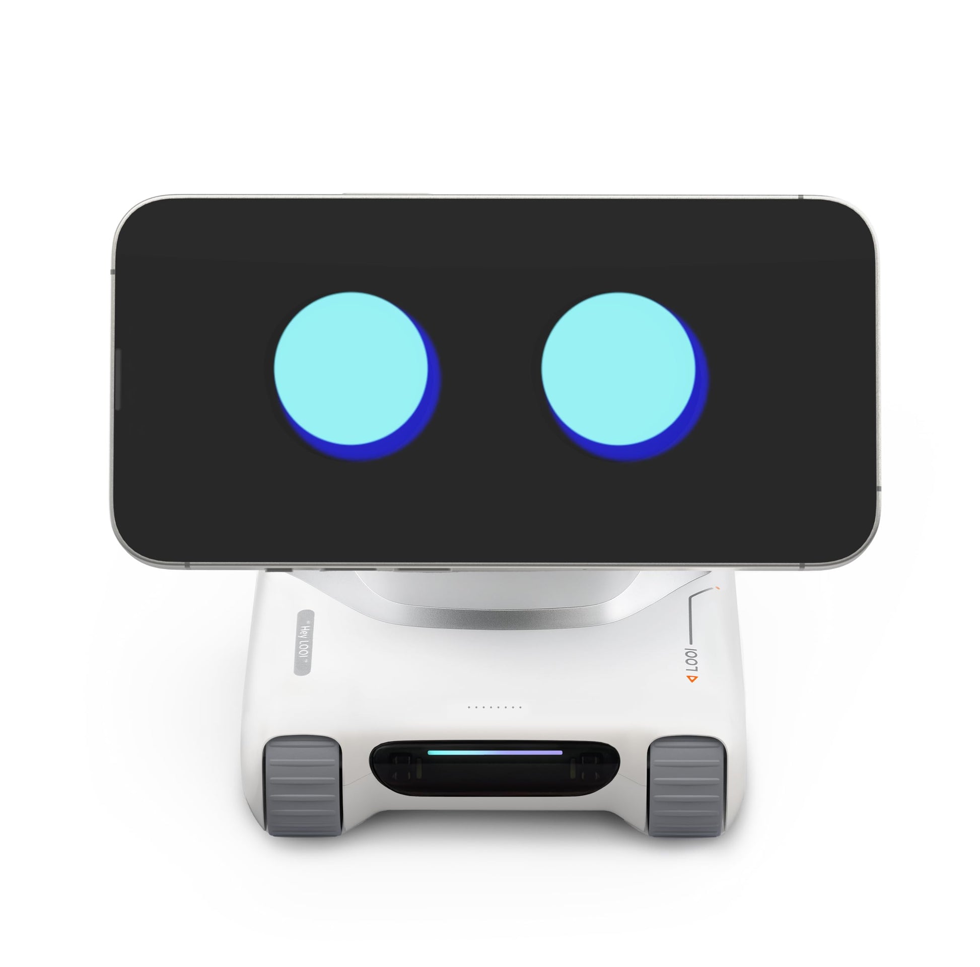 LOOI Robot-Space Black – AI Desktop Companion with ChatGPT Voice Interaction, Memory, Personality, Gesture & Face Recognition, Emotional Support, and 10W Wireless Charging