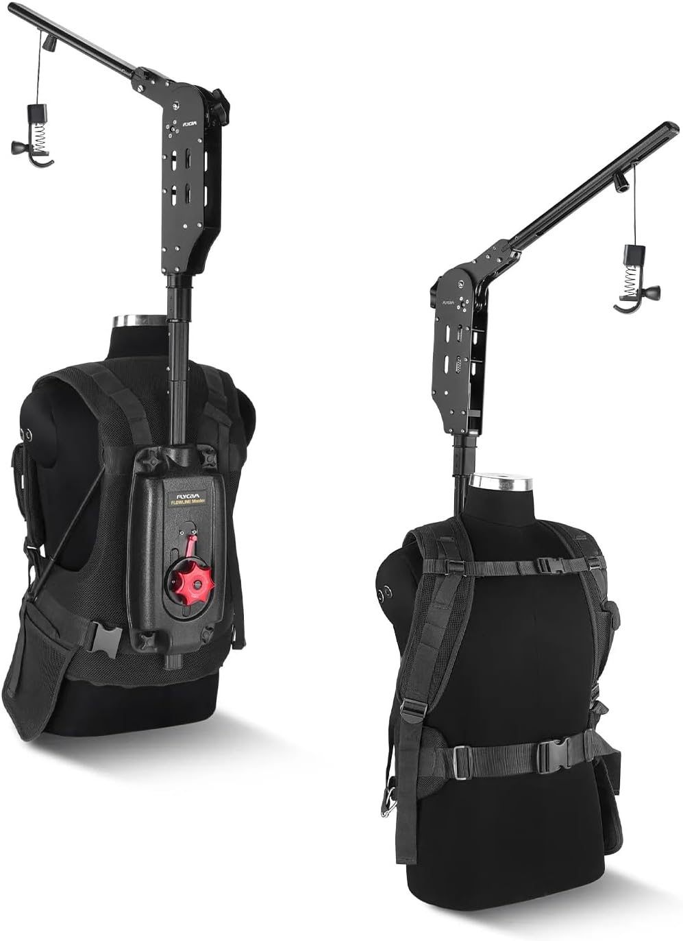 Flycam Flowline Master with Pro Vest & Edge V1 Stabilization Arm for Camera Gimbals. 180° Arm Rotation. Payload Upto 4-12kg (8-26.4lb). (FLN-MSTR-EGV1)