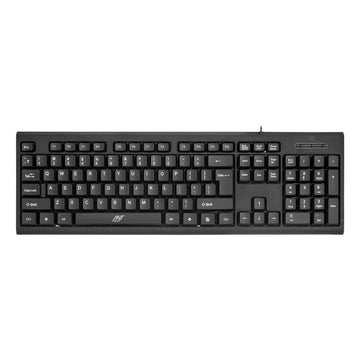 Ant Value FKBRI01 Ultra-Slim Compact USB Wired Keyboard for Mac and PC,Windows 10/8 / 7 / Vista/XP, Spill-Resistant Silent Keyboard – Membrane Water-Resistant Coating 10 Million Keystrokes (Black)
