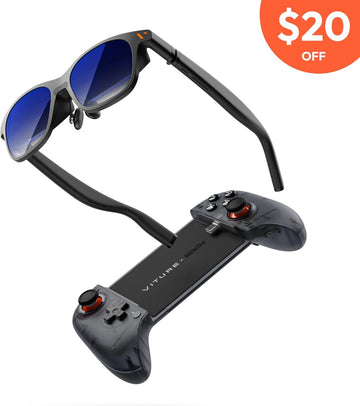 VITURE Winning Combo Pro XR Glasses x 8BitDo Ultimate Mobile Gaming Controller Bundle, World’s First. Supporting XR Glasses, Pro Performance for Android, Effortless Wins Anywhere