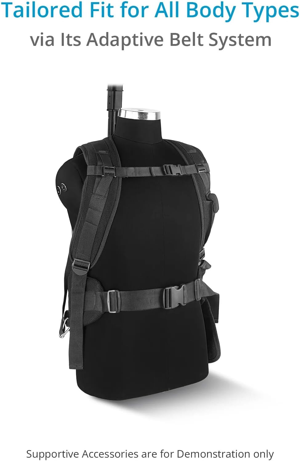 Flycam Flowline Master with Pro Vest & Edge V1 Stabilization Arm for Camera Gimbals. 180° Arm Rotation. Payload Upto 4-12kg (8-26.4lb). (FLN-MSTR-EGV1)