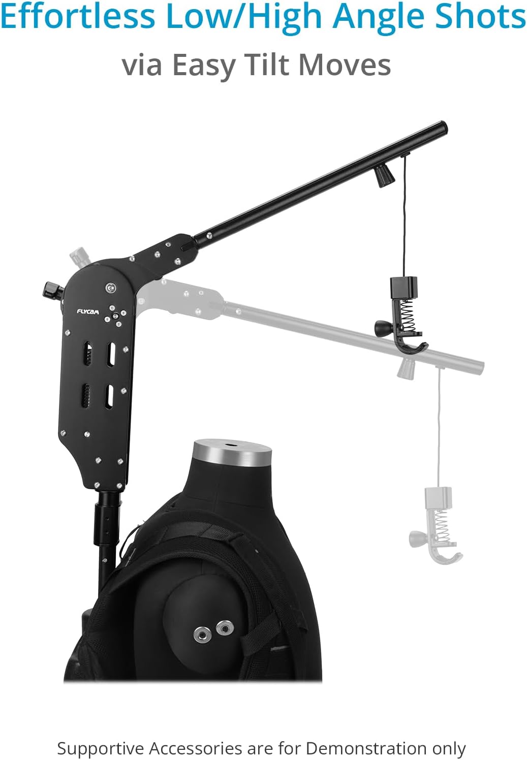 Flycam Flowline Master with Pro Vest & Edge V1 Stabilization Arm for Camera Gimbals. 180° Arm Rotation. Payload Upto 4-12kg (8-26.4lb). (FLN-MSTR-EGV1)