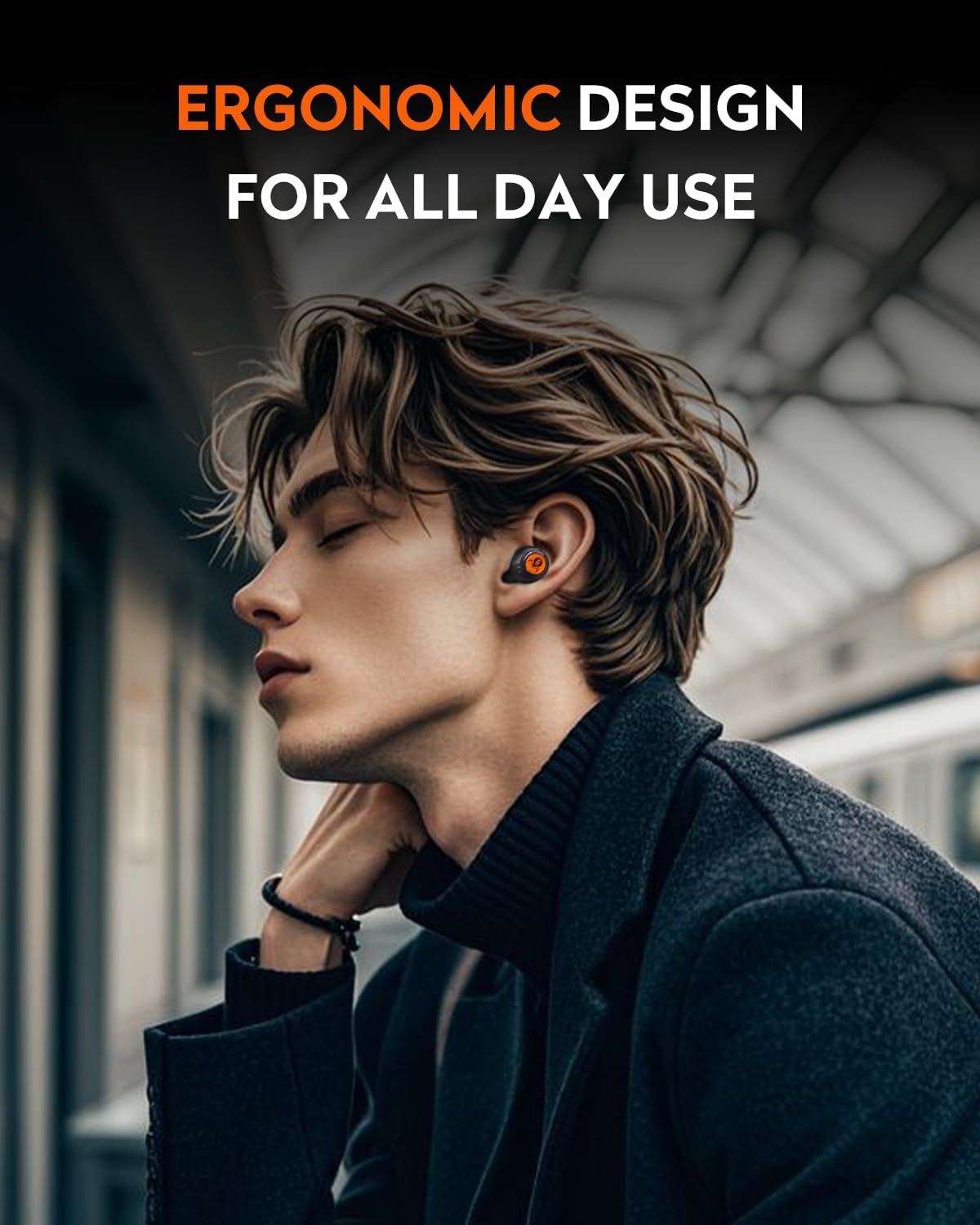 GravaStar Sirius Plus True Wireless Earbuds, Bluetooth 5.3 Active Noise Cancellation ANC Headphones, 28H Playtime, ENC Clear Call, Customization App, IPX4 for Sports/Work -Black