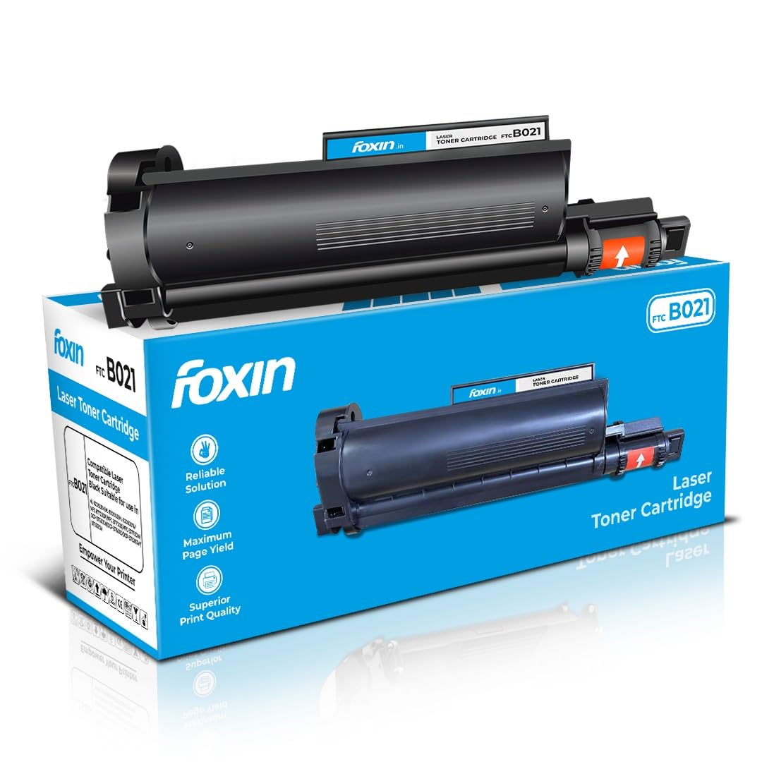 Foxin FTC 12A Laser Printer Cartridge Compatible with 1020, M1005, 1018, 1010, 1012, 1015, 1022, 1022N, 1022NW, 3015, 3020, 3030, 3050, 3050Z, 3052, 3055 / 12A Cartridge / Black