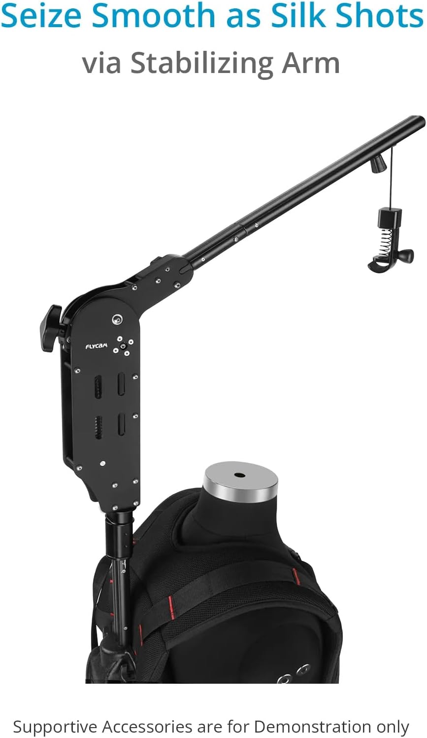 Flycam Flowline Master with Pro Vest & Edge V1 Stabilization Arm for Camera Gimbals. 180° Arm Rotation. Payload Upto 4-12kg (8-26.4lb). (FLN-MSTR-EGV1)