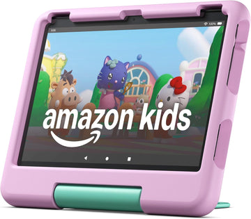 Amazon Fire HD 10 Kids tablet (newest model) ages 3-7 | Bright 10.1" HD screen with included ad-free and exclusive content, robust parental controls, 13-hr battery, 32 GB, Pink