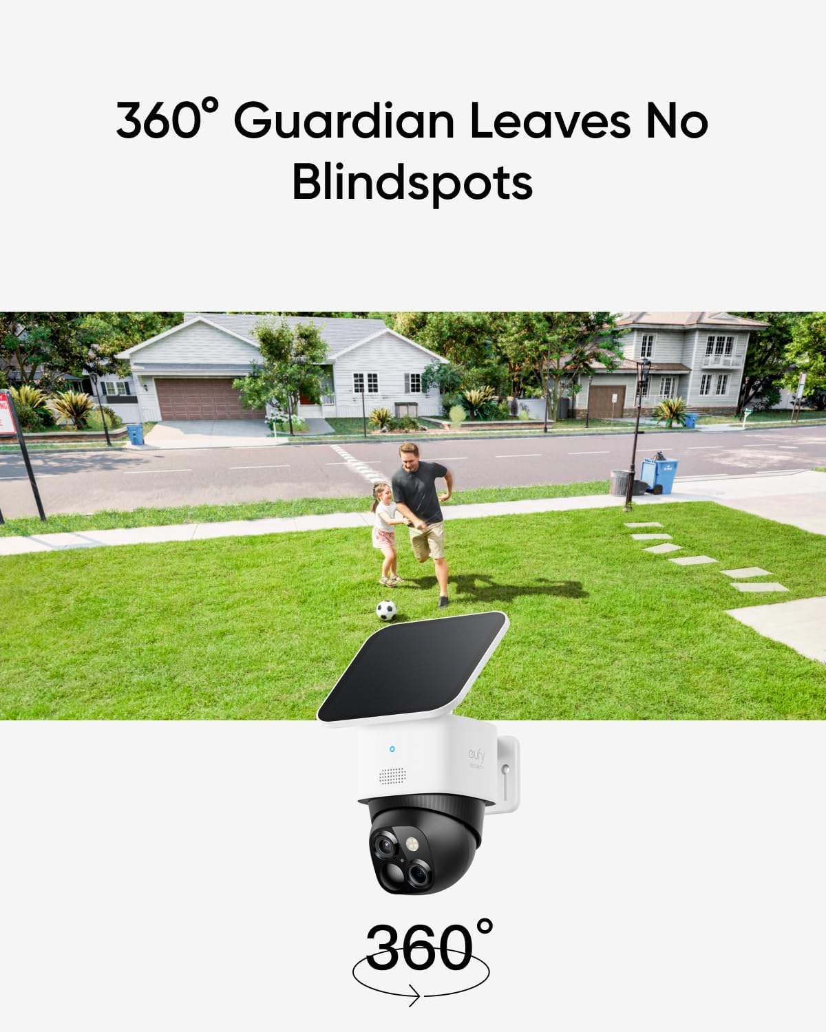 eufy Security SoloCam S340 2-Cam Pack with HomeBase S380 (HomeBase 3), Solar Security Camera, Wireless Outdoor Camera, 360° Pan & Tilt Surveillance, No Monthly Fee, HomeBase S380 Compatible