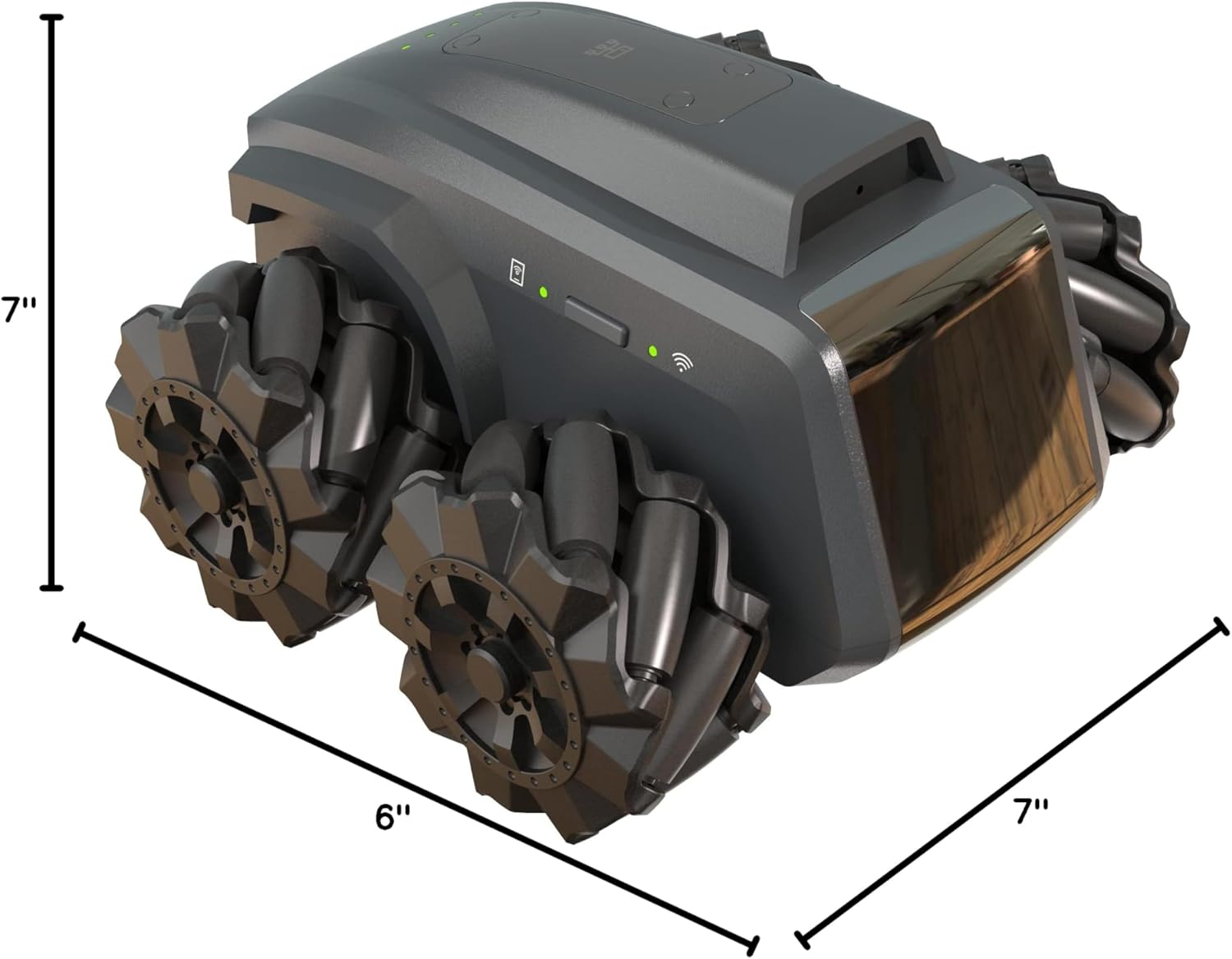 Moorebot Scout - Tiny Versatile Mobile Camera Robot for Home Monitoring and Fun, Indoor