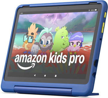 Amazon Fire HD 10 Kids Pro tablet (newest model) ages 6-12. Bright 10.1" HD screen, includes ad-free content, robust parental controls, 13-hr battery and slim case for older kids, 32 GB, Nebula