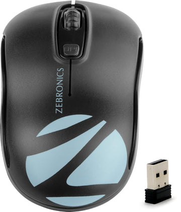 ZEBRONICS Zeb -Dash USB Wireless Optical Mouse (Black)
