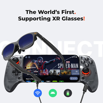 VITURE Winning Combo Pro XR Glasses x 8BitDo Ultimate Mobile Gaming Controller Bundle, World’s First. Supporting XR Glasses, Pro Performance for Android, Effortless Wins Anywhere
