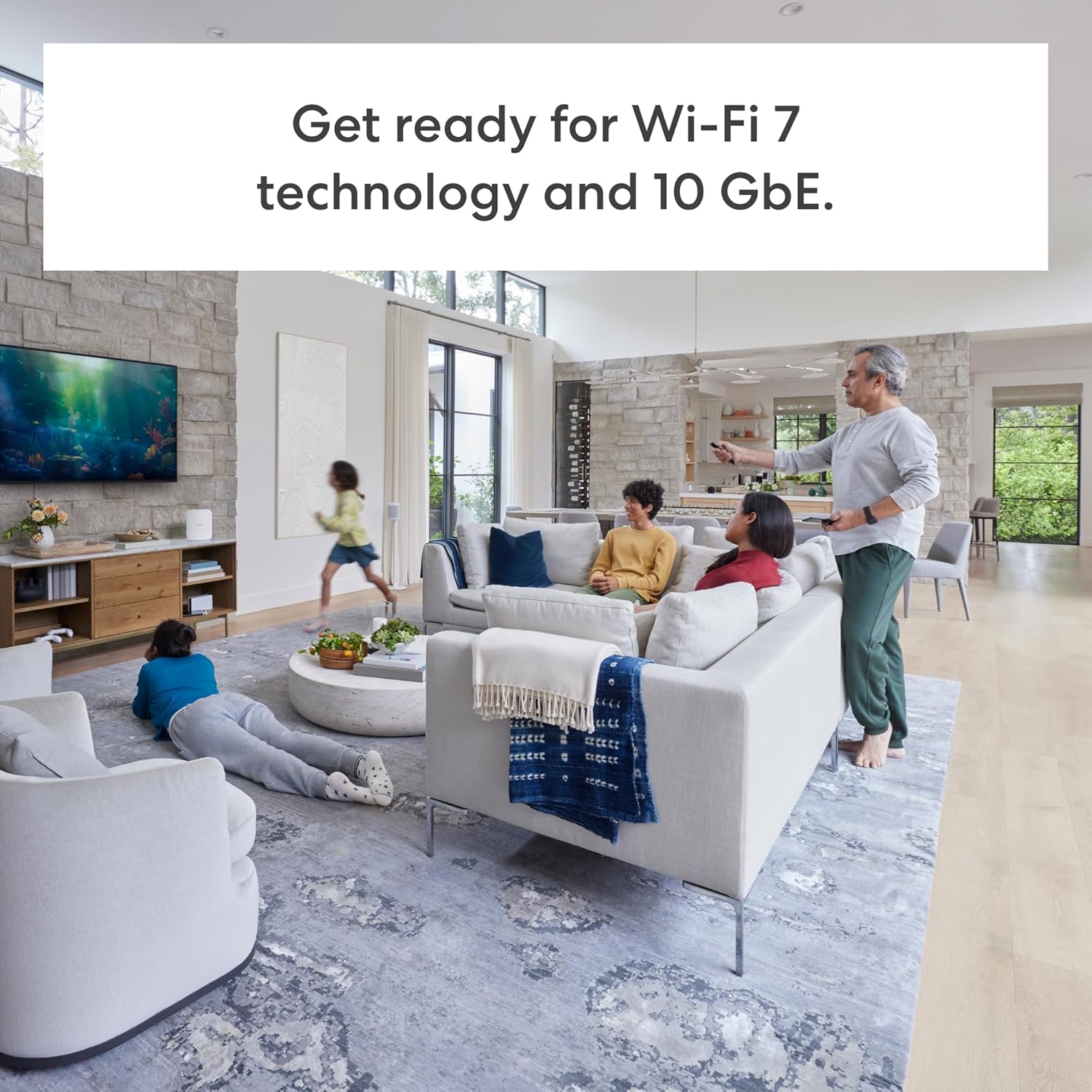 Amazon eero Max 7 mesh wifi router (newest model) - Supports internet plans up to 10 Gbps, Coverage up to 2,500 sq. ft., Connect 250+ devices, 1-pack