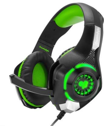 Cosmic Byte GS420 Headphones with Mic, RGB LED lights  for PS4, (Blue/Green)
