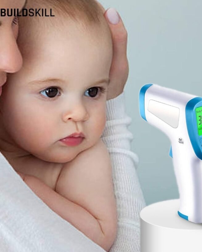 Digital Infrared Non Contact Forehead Thermometer Gun For Fever Body