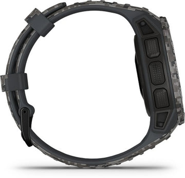 GARMIN Instinct Tactical Rugged Outdoor Watch, Multi GNSS, TracBack, ABC Sensor  (Grey Strap