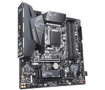 GIGABYTE Z490M Gaming X Motherboard with Direct 11+1 Phases Power Design, 2-Way Crossfire Multi-Graphics, USB 3.2 Gen2 Type-C, M.2 with Thermal Guard, Smart Fan 5, RGB Fusion 2.0.