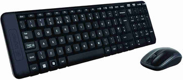 Logitech MK220 Wireless Keyboard & Mouse Combo (Black)