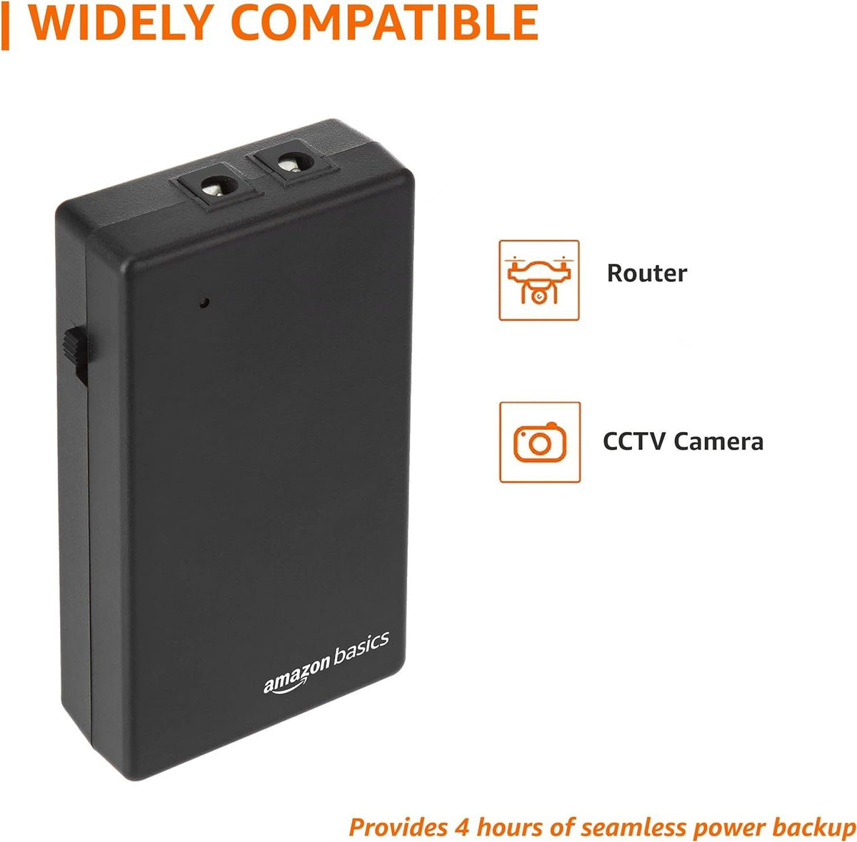 Interkom Router Amazon Basics 12V 2A UPS for Router, Intercom, CCTV, Set-top Box with