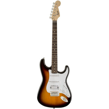 Fender Squier 310005532 25.5 Inches Lindenwood Bullet Fat Stratocaster Right Handed Electric Guitar (Own Sunburst, Brown, 6 Strings)