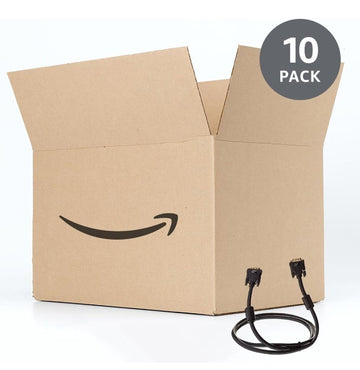 Amazon Basics DVI to DVI Cable for Television, Projector - (6.5 Feet, 2 Meters, 10-Pack, Gold)