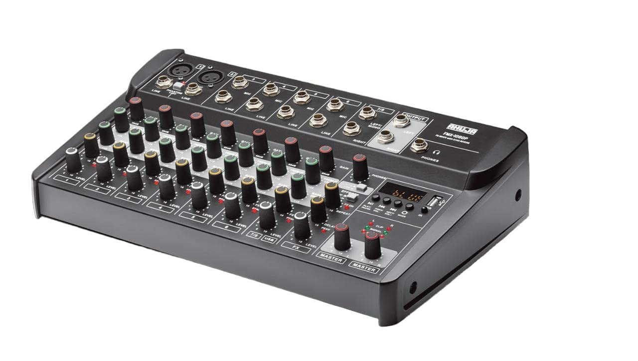 Ahuja FMX-108DP PA 8 Channel mixer With built-in MP3 Player &amp; Digital Effects