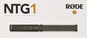 Rode NTG1 Condenser Shotgun Microphone, Black