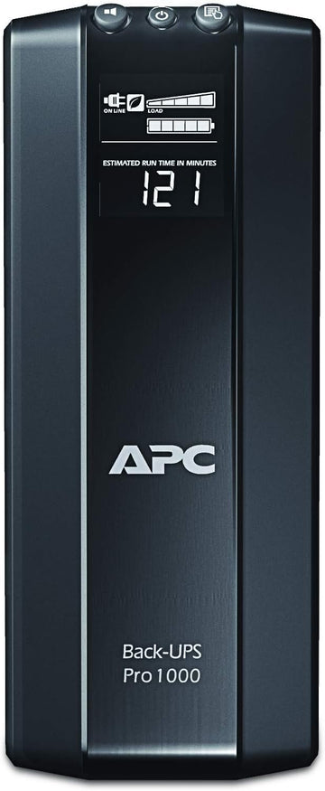 APC Back-UPS Pro BR1000G-IN, 1000VA / 600W, 230V UPS System, High-Performance Premium Power Backup &amp; Protection for Home Office, Desktop PC, Gaming Console &amp; Home Electronics