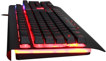 Redgear MT01 Blaze Semi-Mechanical Wired Gaming Keyboard with 3 Colour Backlit, Full Aluminium Body & Windows Key Lock for PC