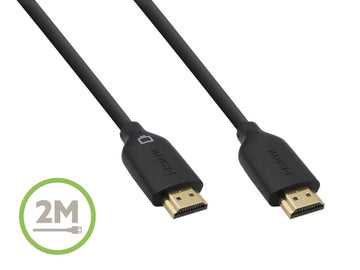 Belkin 5 Meter (16.5 Feet) High-Speed Gold-Plated HDMI Cable, Supports 3D, 4K, 1080p, Audio Return and Ethernet for TV - Black