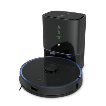 VIOMI Alpha S9 Robot Vacuum-Mop, with Auto Dirt Disposal, 2700Pa Suction, 3L Dustbin Capacity, 250ml Smart Water Tank, 5200mAH Battery, MiHome App (Black, 150 Watts)