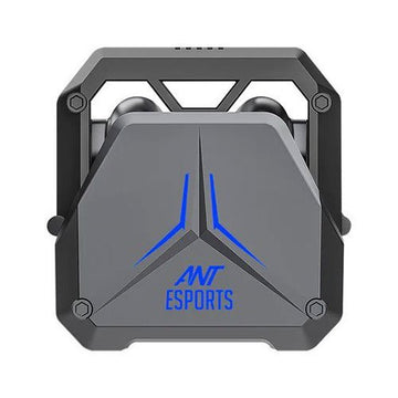 Ant Esports Infinity Plus TWS True Wireless Earbuds | Low Latency with Dedicated Gaming Mode, IPX4 Rating, Bluetooth 5.3 – Black/Grey