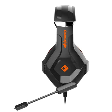 Cosmic Byte H11 Gaming Wired Over-Ear PC Headset With Microphone (Black/Orange)