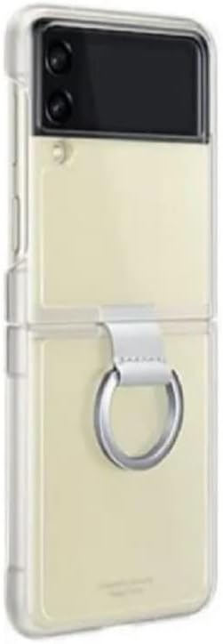 Samsung Galaxy Z Flip3 Clear Cover with Ring - Official Samsung Case - Plastic,Foldable, Transparent
