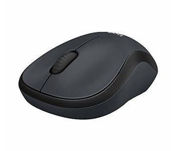 Logitech M221 Wireless Mouse, Silent Buttons, 2.4 GHz with USB Mini Receiver,for PC/Mac/Laptop - Charcoal Grey