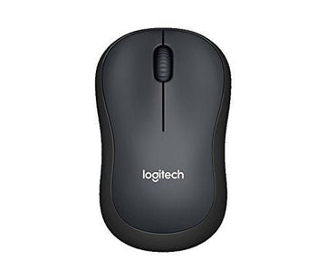 Logitech M221 Wireless Mouse, Silent Buttons, 2.4 GHz with USB Mini Receiver,for PC/Mac/Laptop - Charcoal Grey