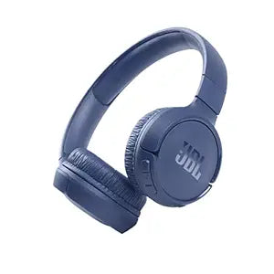 JBL Tune 510BT, On Ear Wireless Headphones with Mic, up to 40 Hours Playtime, Pure Bass, Quick Charging, Dual Pairing, Bluetooth 5.0 &amp; Voice Assistant Support for Mobile Phones (Blue)